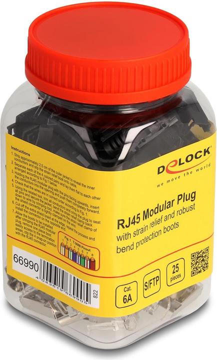 Actual product image Delock RJ45 modular plug (Network cable plug)