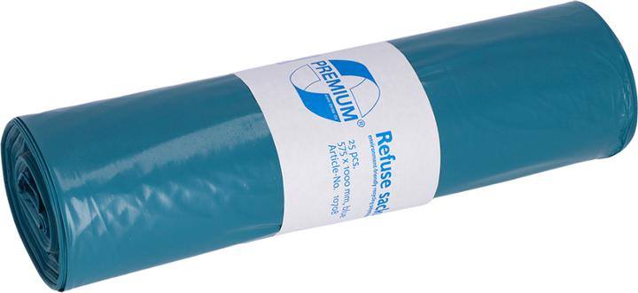 Actual product image Deiss Bin liners 10708 Waste bin 70 L Blue PE (polyethylene) 70 micron (25 x, 70 l)