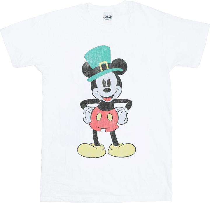 Disney Mickey Mouse Leprechaun Hat TShirt (L)