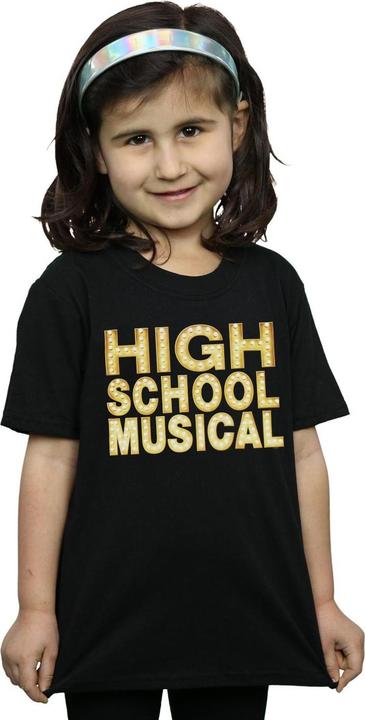 Immagine prodotto Disney High School Musical The Musical Lights Logo Maglietta Ragazze (140, 146)