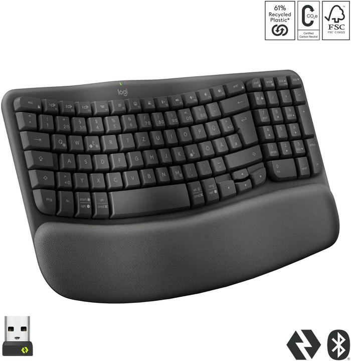 Image du produit Logitech Wave Keys (CH, Sans fil)