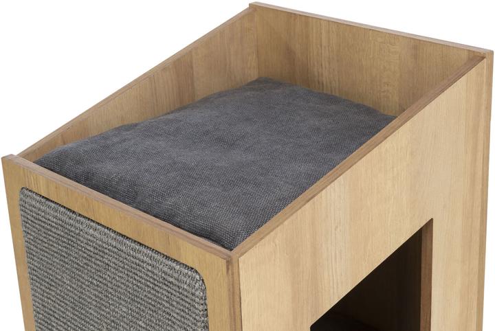 Immagine prodotto Trixie Torre del gatto (105 cm, Grigio, Marrone)