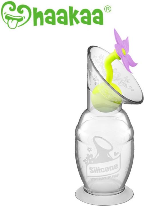 Actual product image Haakaa Breast Pump Flower Cap - Purple
