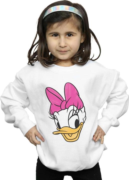 Immagine prodotto Disney Daisy Duck Head Painted Felpa Ragazze (140, 146)
