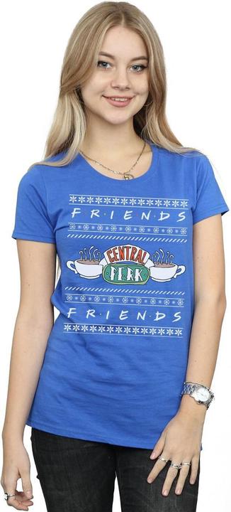 Actual product image Friends Womens/Ladies Fair Isle Central Perk Cotton T-Shirt (M)