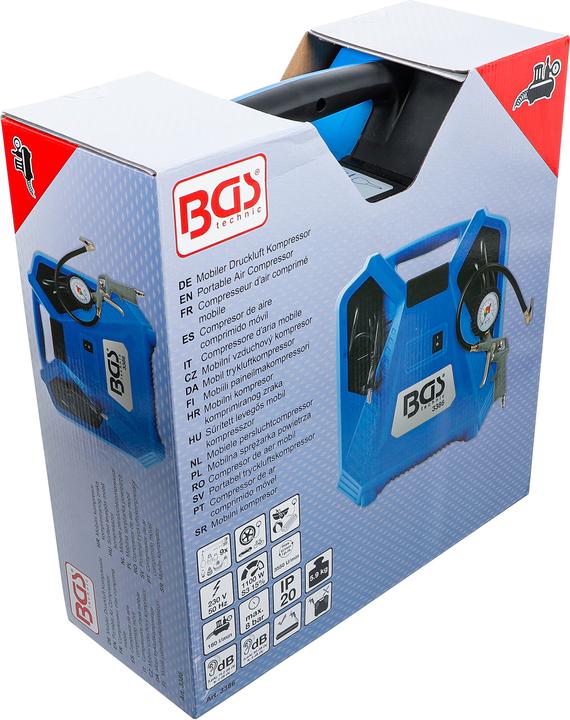 Productafbeelding BGS Mobiele persluchtcompressor (8 bar)