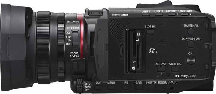 Actual product image Panasonic HC-X1200E schwarz (2.76 Mpx, 60p, 24 x)