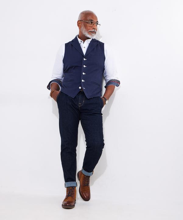 Actual product image Joe Browns Vintage Workwear Twill Waistcoat (56)