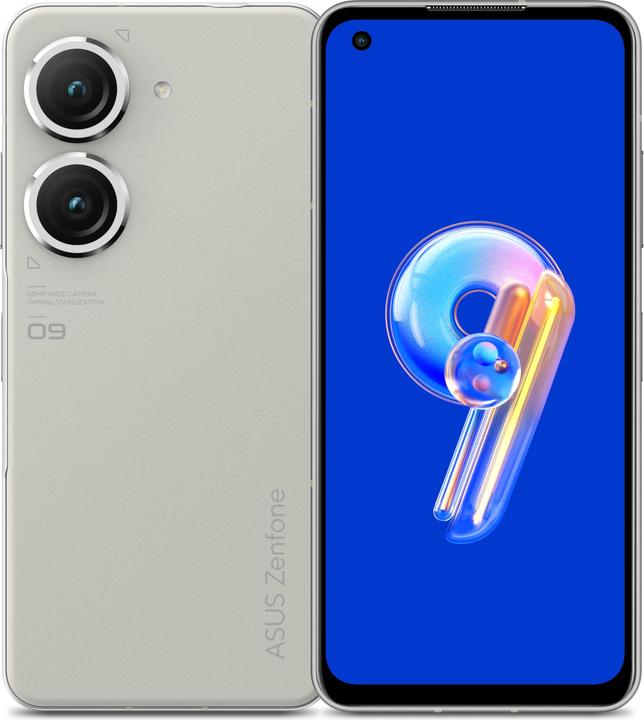 Immagine prodotto ASUS Zenfone 9 (256 GB, Bianco Chiaro di Luna, 5.92", Doppia SIM, 50 Mpx, 5G)
