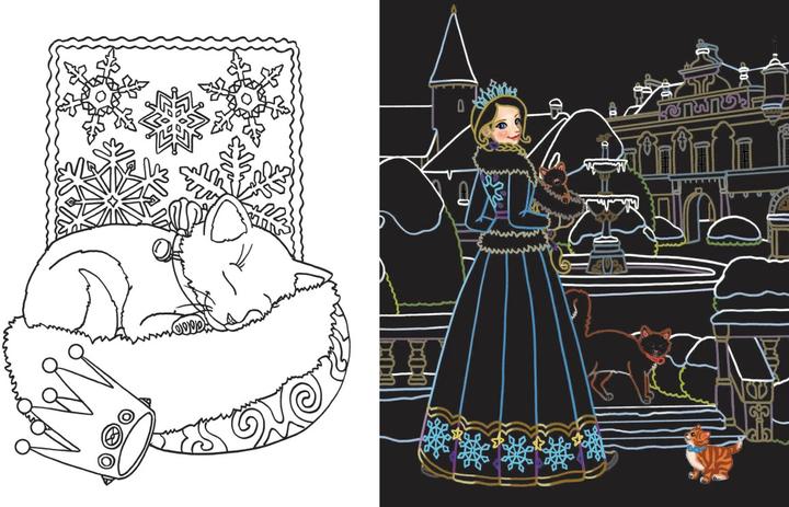 Actual product image Die Schneekönigin Kritzel-Kratzel-Buch für Kinder ab 5 Jahren (German, 2021)