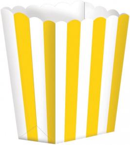 Gelbe Popcornschachteln (5 x)