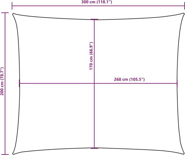 Actual product image VidaXL Awning (200 x 300 cm)