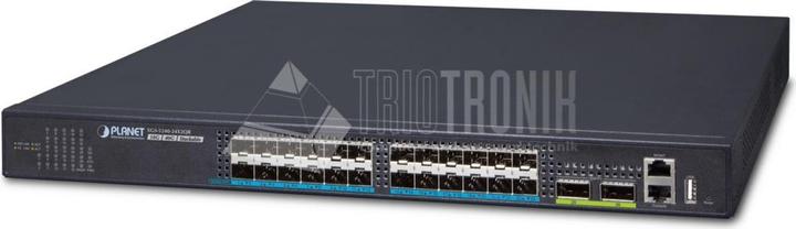 Immagine prodotto Planet 24 porte SFP+ +2 porte QSFP+ / XGS-5240-24X2QR (24 Porti)