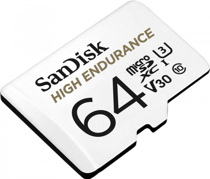 Image du produit SanDisk High Endurance (64 Go, microSDXC, U3, UHS-I)
