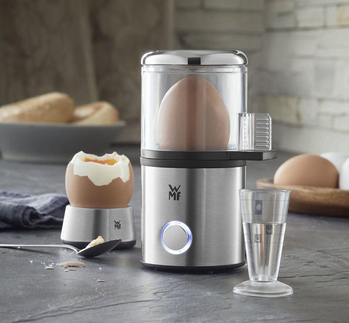 Produktbild WMF KÜCHENminis 1 Ei Eierkocher MyEgg mit Eierbecher + Härtegradeinstellung (CH-Stecker)