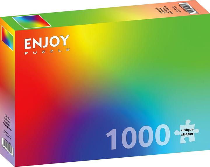 Actual product image Enjoy Puzzle ENJOY-1098 - Colorful Rainbow Gradient, Puzzle, 1000 Pieces (1000 pieces)