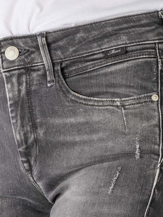 Produktbild Mavi Adriana Jeans Skinny dark grey distressed glam (29)