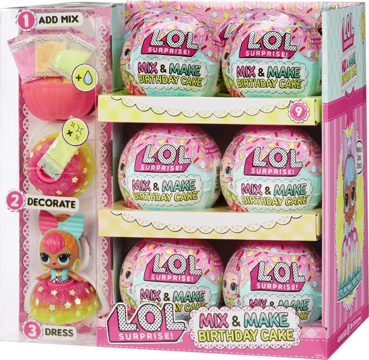 Image du produit MGA L.O.L. Surprise! Mix & Make Birthday Cake Tots