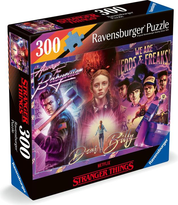 Immagine prodotto Ravensburger Puzzle 12001226 - Stranger Things - Puzzle di Netflix da 300 pezzi per adulti e bambini (300 pezzi)