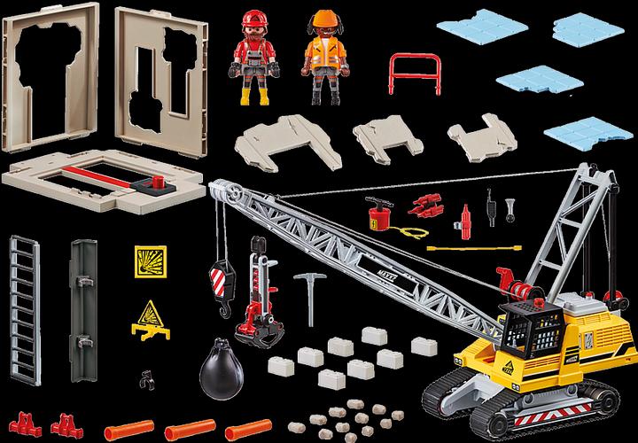 Produktbild Playmobil Seilbagger mit Bauteil (70442, Playmobil City Action)