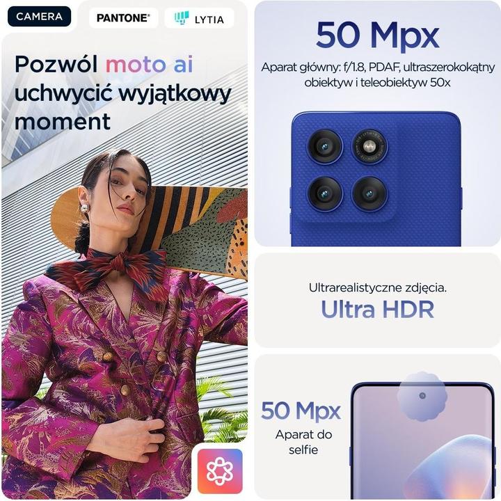 Produktbild Motorola edge 60 pro (512 GB, Blau, 6.67", Dual SIM, 5G)