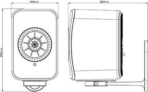 Immagine prodotto KEF Staffa a parete LSX B1 (1 coppia, Installazione a parete, Inclinabile)