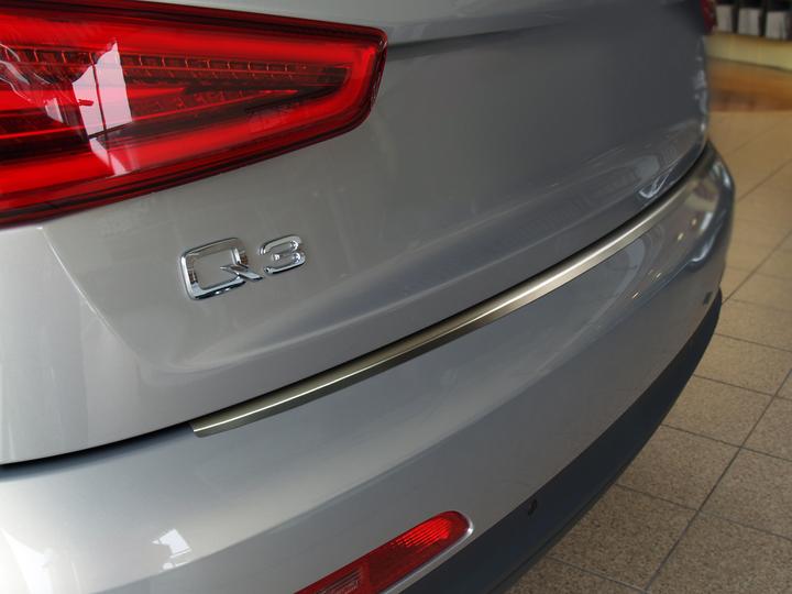 Actual product image Avisa Stainless steel bumper protection for Audi Q3 from 2011 to 2018 (Rear)