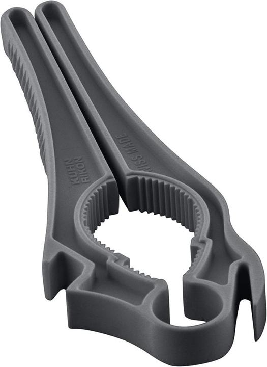Image du produit Kuhn Rikon Multi-Ouvreur Suisse 5-en-1 gris (Ouvre-bouteille à couvercle en plastique)