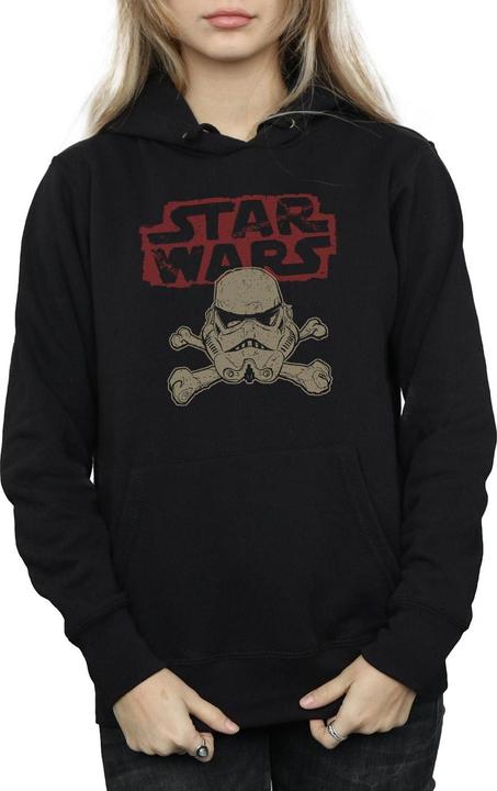Immagine prodotto Star Wars Stormtrooper Skull Logo Felpa con Cappuccio Donna (S)