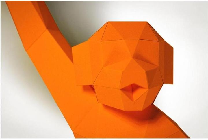 Image du produit Liebesreh ÄFFCHEN STAHLGRAU - Kit de bricolage - Petit singe, gris acier
