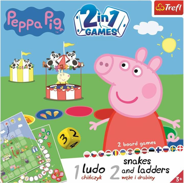 Immagine prodotto Trefl PEPPA PIG Gioco da tavolo 2 in 1 "Pig Pepa (Cinese)