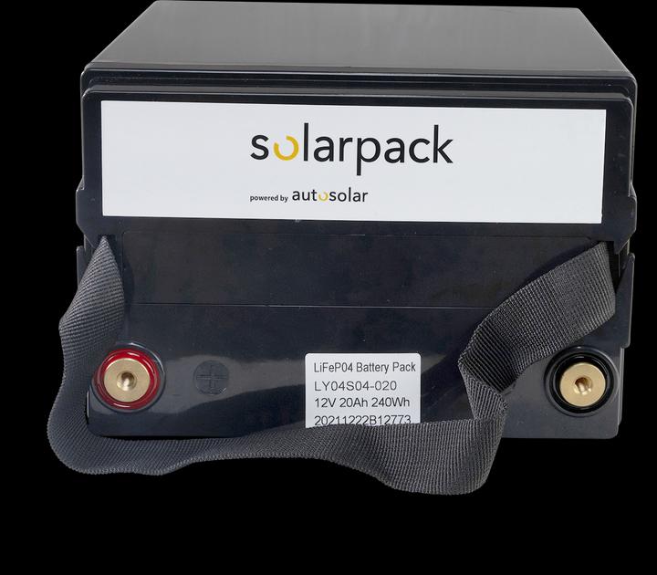 Actual product image Autosolar Lithium-Batterie 20 Ah mit App (entspricht 40Ah) - LiFePo4-Solarbatterie (12.80 V, 20 Ah)