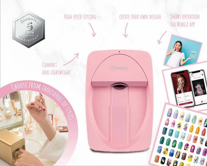 Immagine prodotto Trisa Stampante per nail art (Decorazione unghie, Pink)