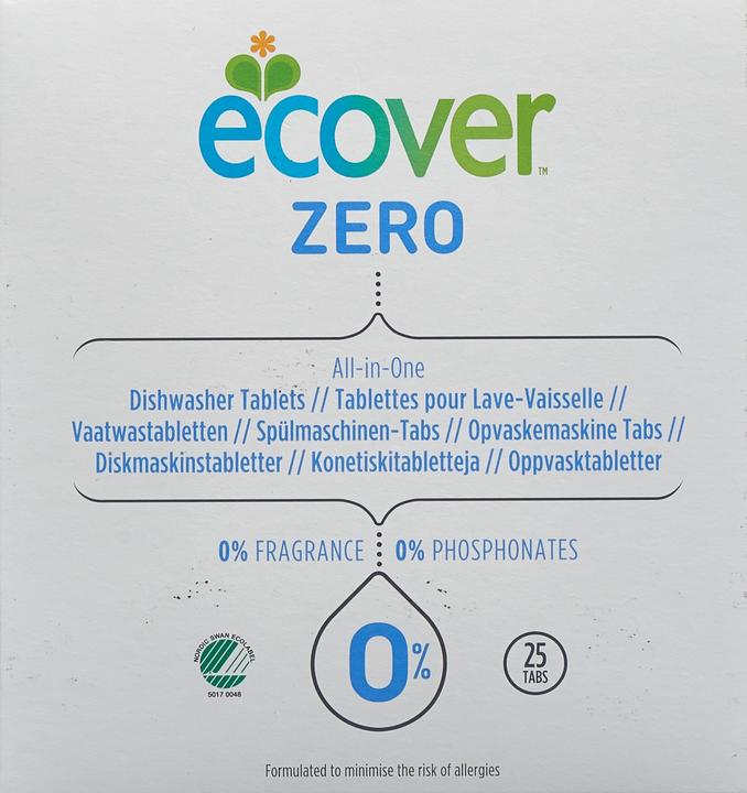 Actual product image Ecover All-in-One (Tabs, 25 Washing cycles)