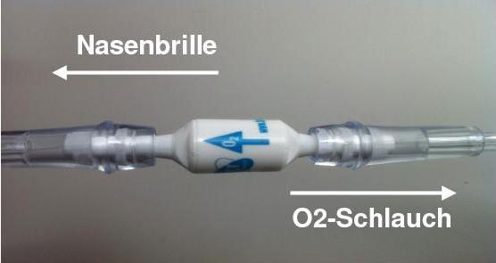 Produktbild Kröber Schlauchverbinder FireSafe Rückschlagventil für O2