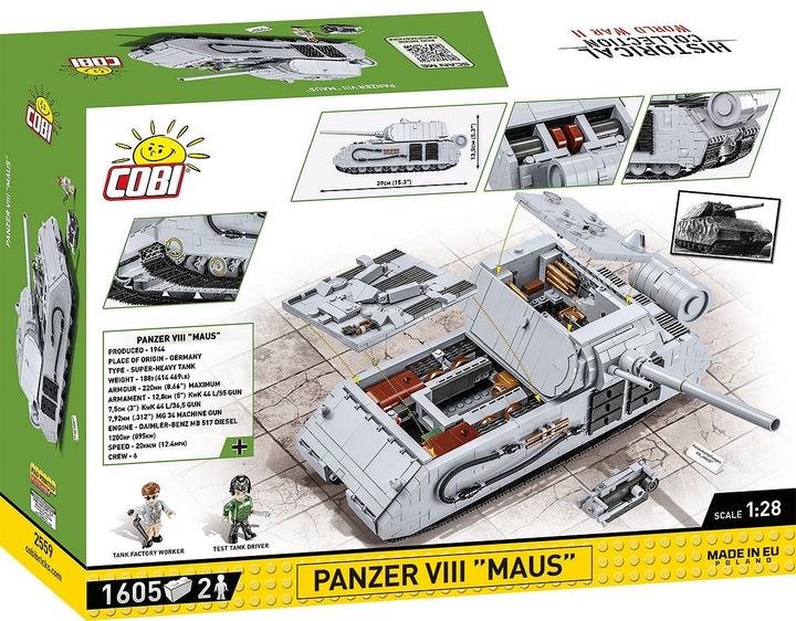 Actual product image Cobi Constructor Panzer VIII Mouse, 1