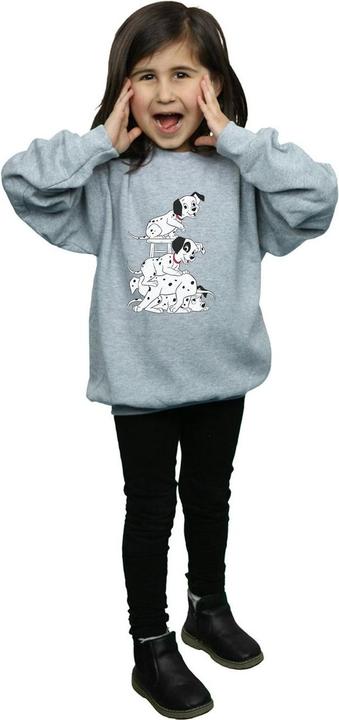 Actual product image Disney Girls 101 Dalmatians Chair Sweatshirt (152, 158)