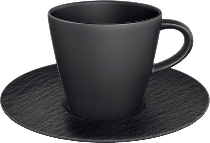 Actual product image Villeroy & Boch Coffee Cup and Saucer 2pcs Manufacture Rock blanc (220 ml, 2 x)