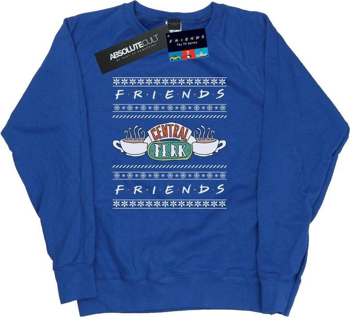 Actual product image Friends Womens/Ladies Fair Isle Central Perk Sweatshirt (XL)