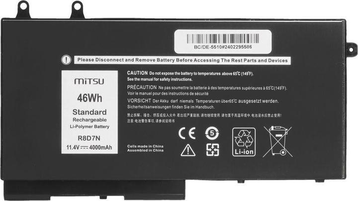 Actual product image Mitsu DELL LATITUDE PRECISION 4000mAh 11.4V