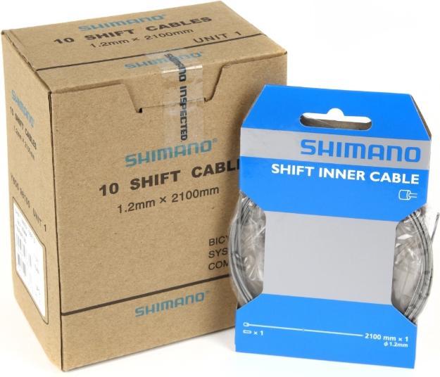Actual product image Shimano shift cable 1.2x2100mm