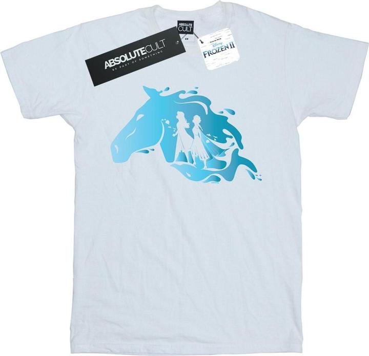Immagine prodotto Disney Frozen 2 Nokk Silhouette Maglietta Ampia Donna (L)