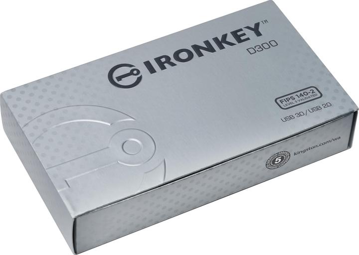 Image du produit Kingston IronKey D300 (128 Go, USB-A, USB 3.0)