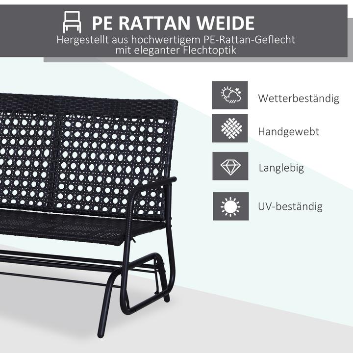 Produktbild Outsunny Schaukelbank als 2-Sitzer
