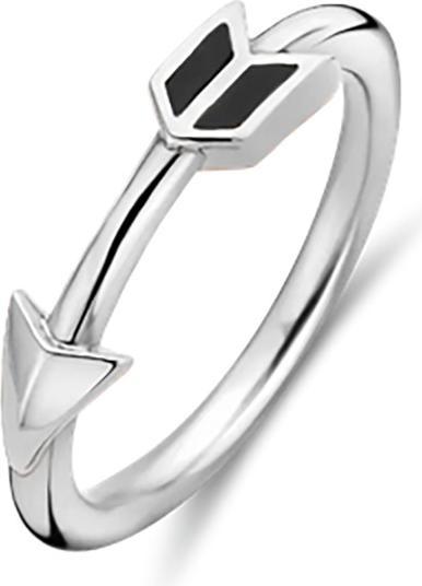 Immagine prodotto Ti Sento Milano Anello Freccia con Onice 12198BO (56, 925 Argento)