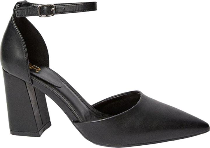 Actual product image Dorothy Perkins Womens/Ladies Blanche Pointed Ankle Strap High Block Heel Court Shoes (38)