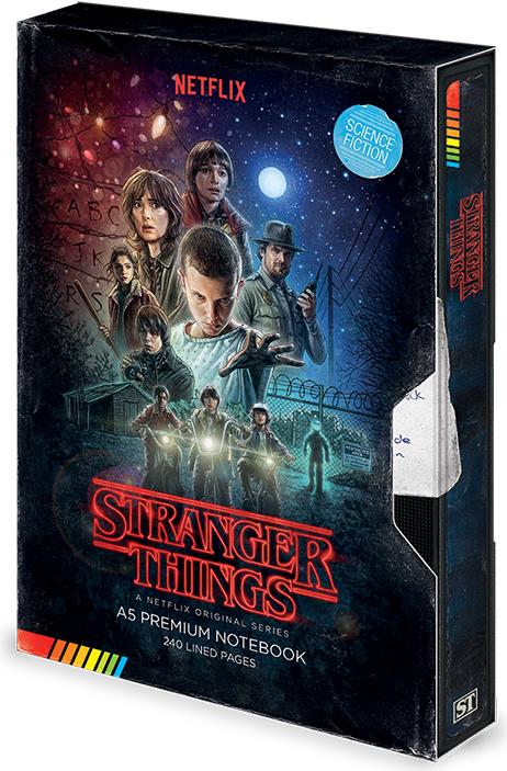 Immagine prodotto Pyramid Stranger Things: VHS Stagione Uno - Taccuino A5 Premium (A5, Righe)