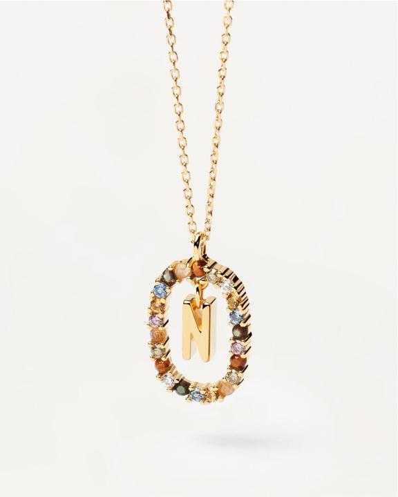 Immagine prodotto Pd Paola Nuova collana di lettere N (Argento 925, 50 cm)