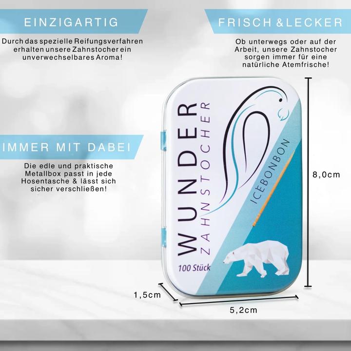 Actual product image Wunder Zahnstocher Toothpicks with flavour (1 x)