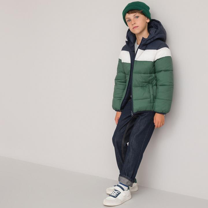 Image du produit La Redoute Collections Chaude veste matelassée réversible avec capuche (102)